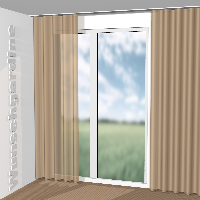 Wellenvorhang aus Vista RE 11033-834