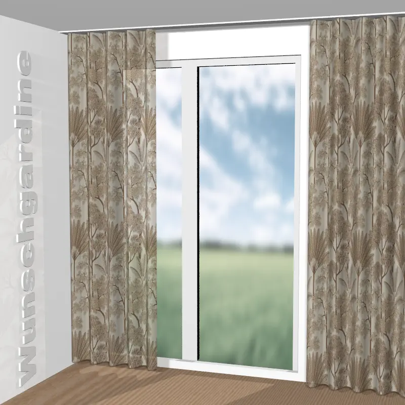 Wellenvorhang aus Whisper Wood JA7186-020