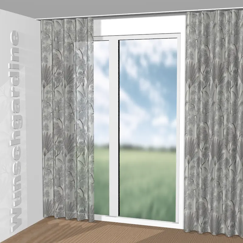 Wellenvorhang aus Whisper Wood JA7186-091