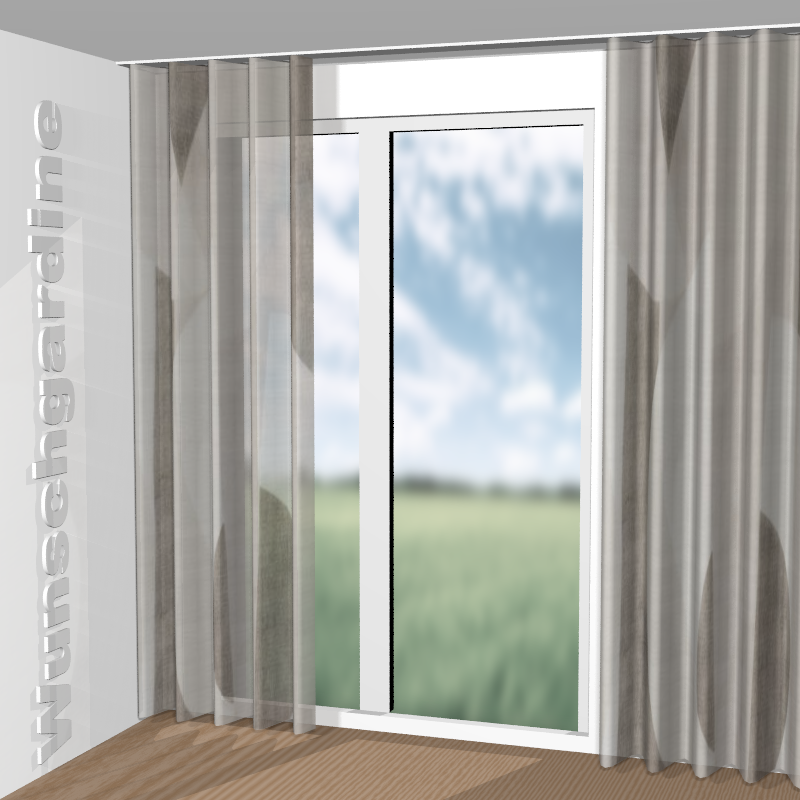 Wellenvorhang aus Wide Appeal CH3336/020