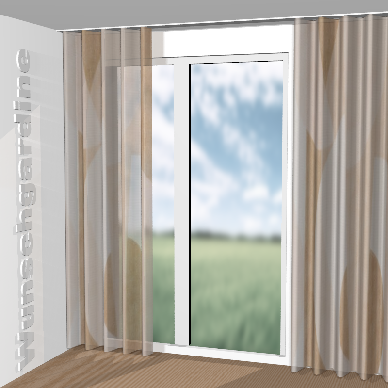 Wellenvorhang aus Wide Appeal CH3336/060