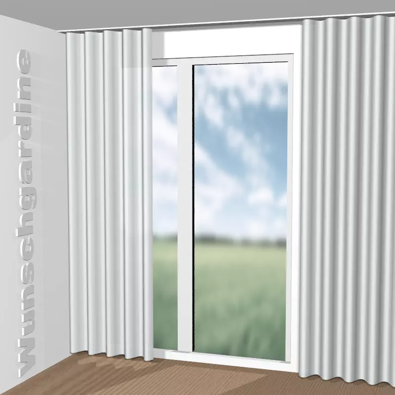 Wellenvorhang aus Willow FR 10846-900
