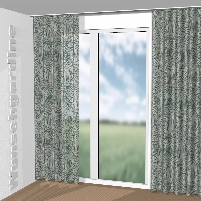 Wellenvorhang aus Willow JA2074-031