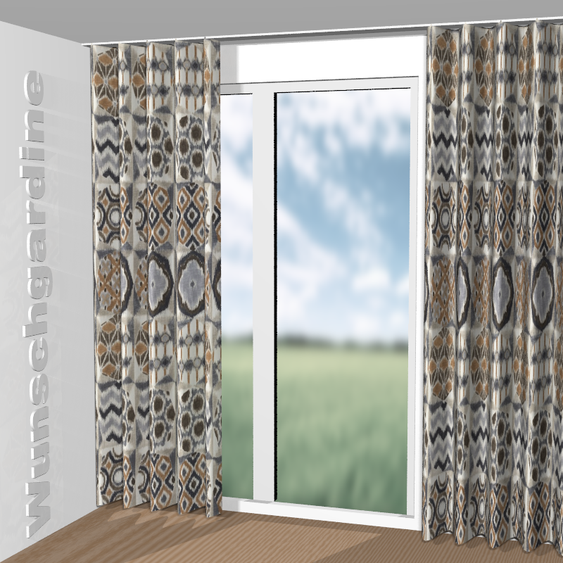 Wellenvorhang aus Wonderworld CH3334/020