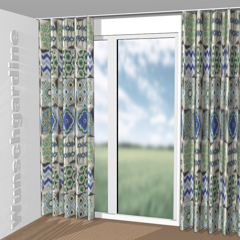 Wellenvorhang aus Wonderworld CH3334/050