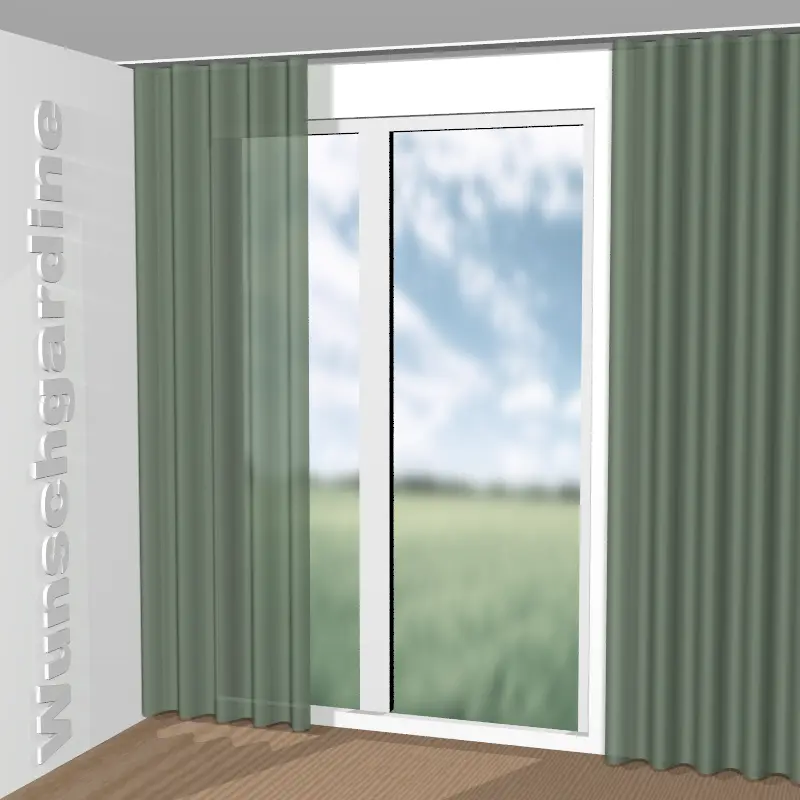 Wellenvorhang aus Yannic Eco JA1067-032