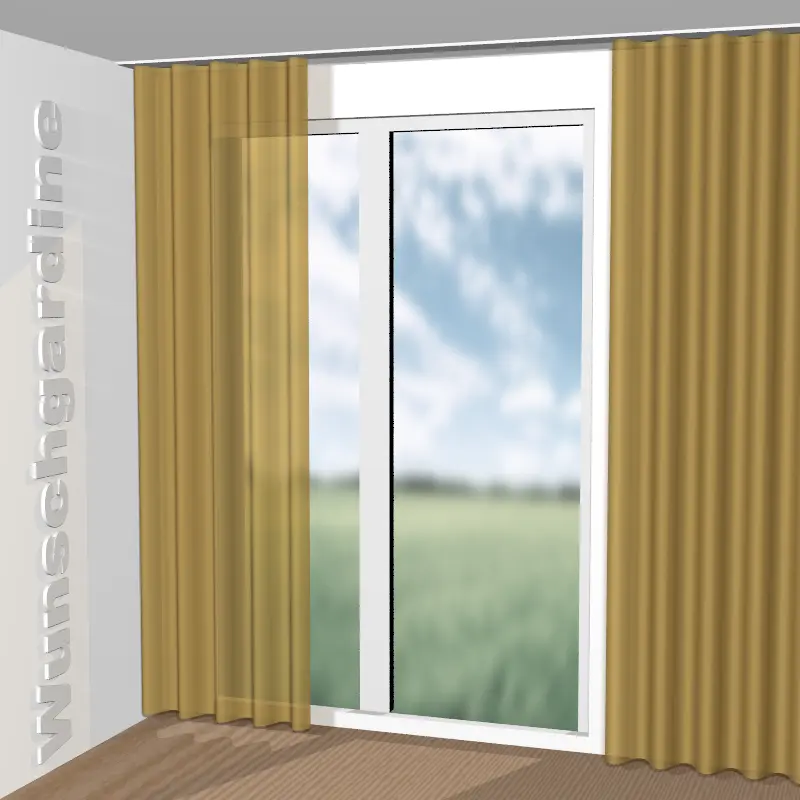 Wellenvorhang aus Yannic Eco JA1067-040