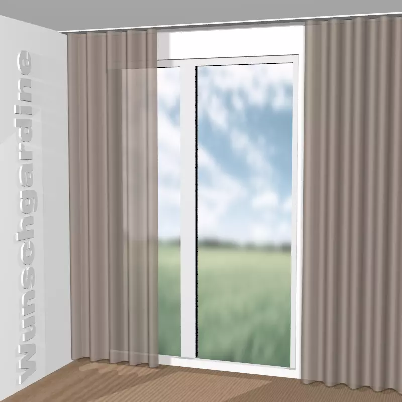 Wellenvorhang aus Zirkon GS4021-060