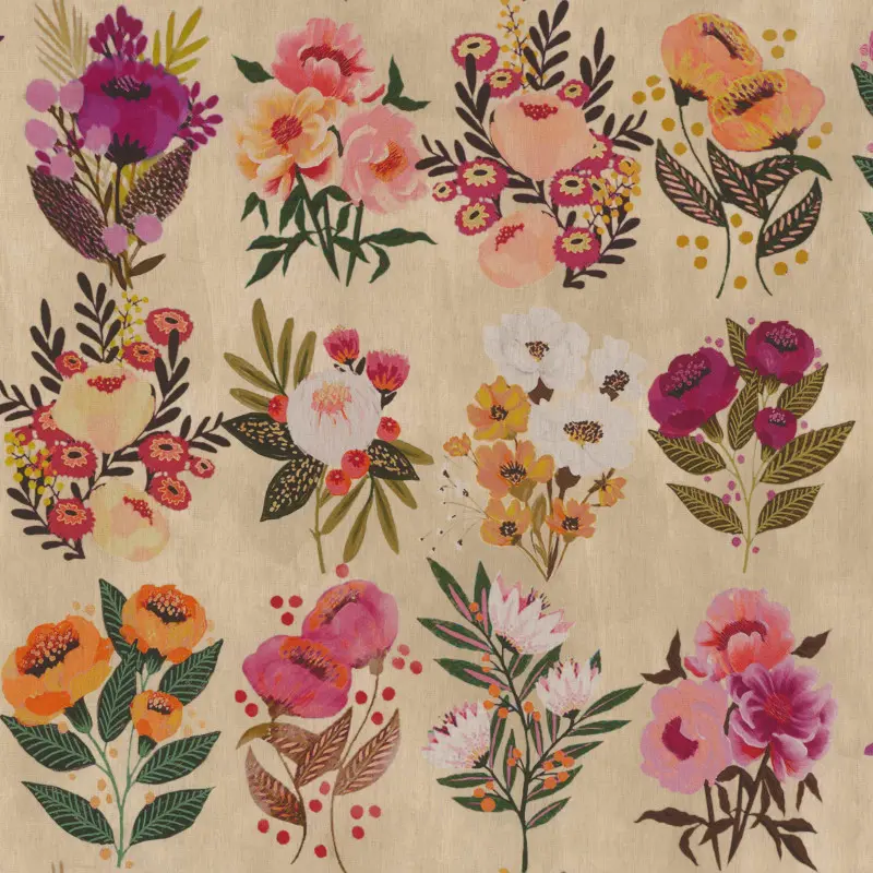 Stoff Fleurs Sauvage 19653-425 von Etamine