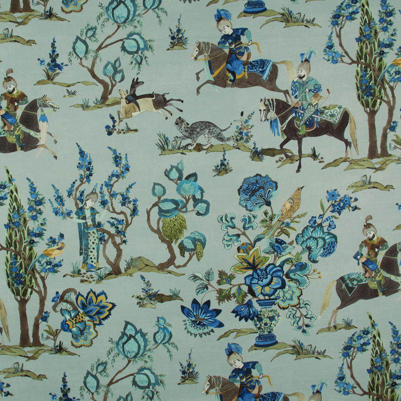 Stoff Ottoman Riders-964 von Travers New York