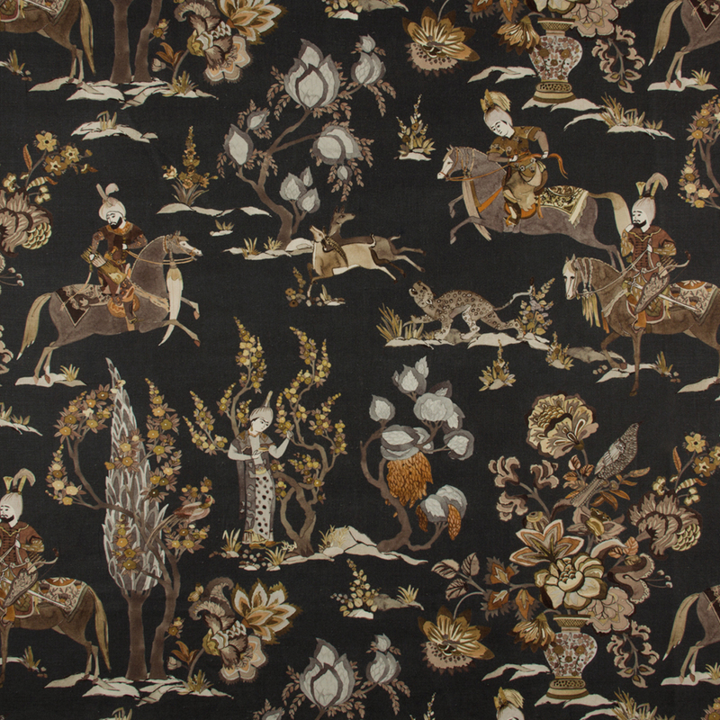 Stoff Ottoman Riders-988 von Travers New York