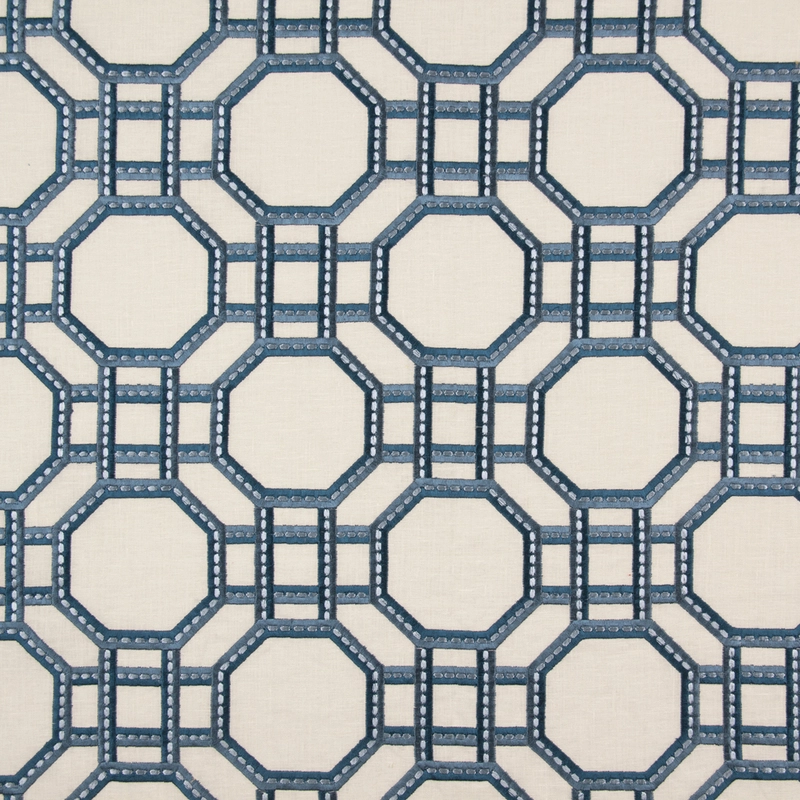 Stoff Garden Trellis-595 von Travers New York