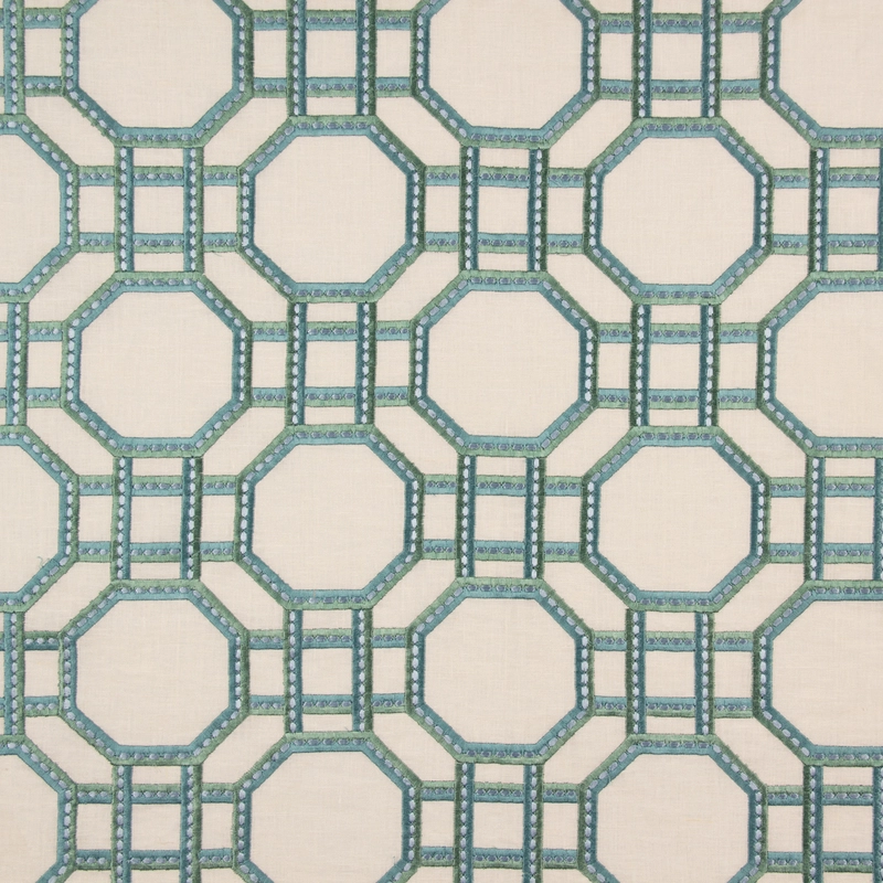 Stoff Garden Trellis-695 von Travers New York
