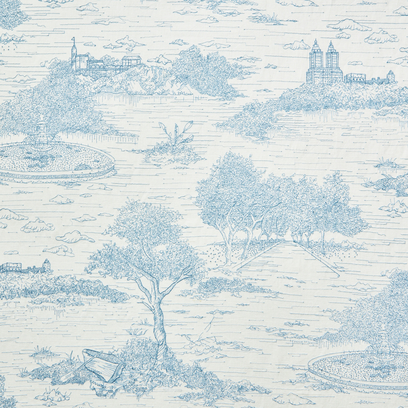 Stoff Central Park Toile 44165-692 von Travers New York