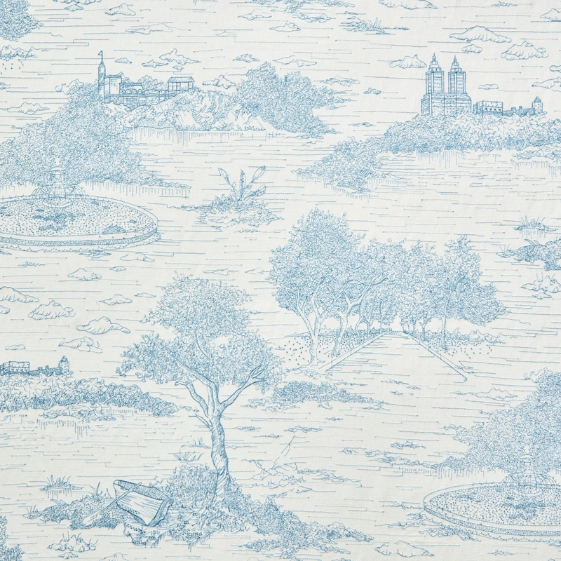 Stoff Central Park Toile 44165-692 von Travers New York