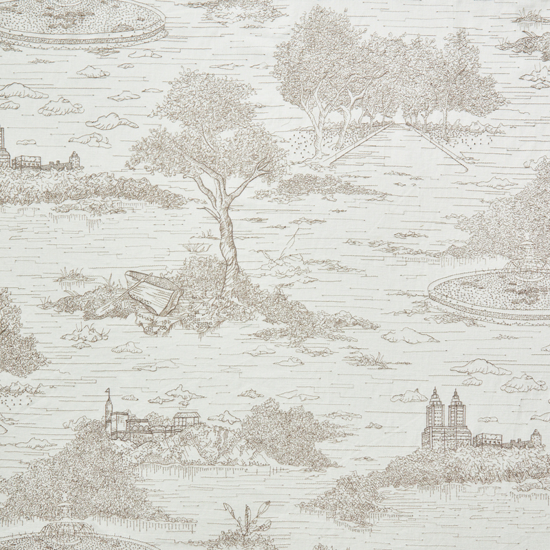 Stoff Central Park Toile 44165-892 von Travers New York