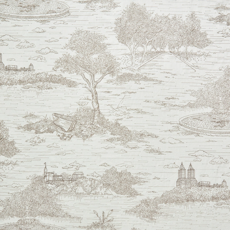 Stoff Central Park Toile 44165-892 von Travers New York