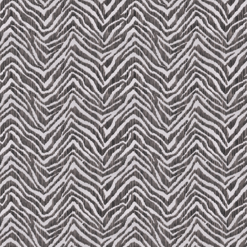 Stoff Zebra Strie Velvet 44203-998 von Travers New York