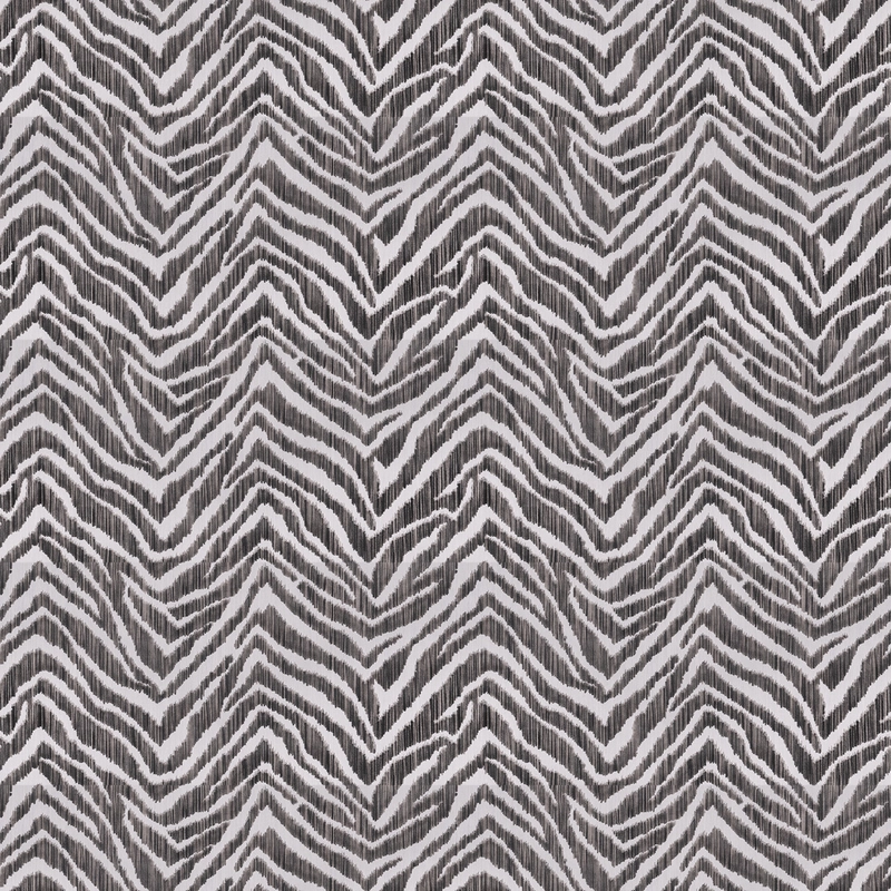 Stoff Zebra Strie Velvet 44203-998 von Travers New York