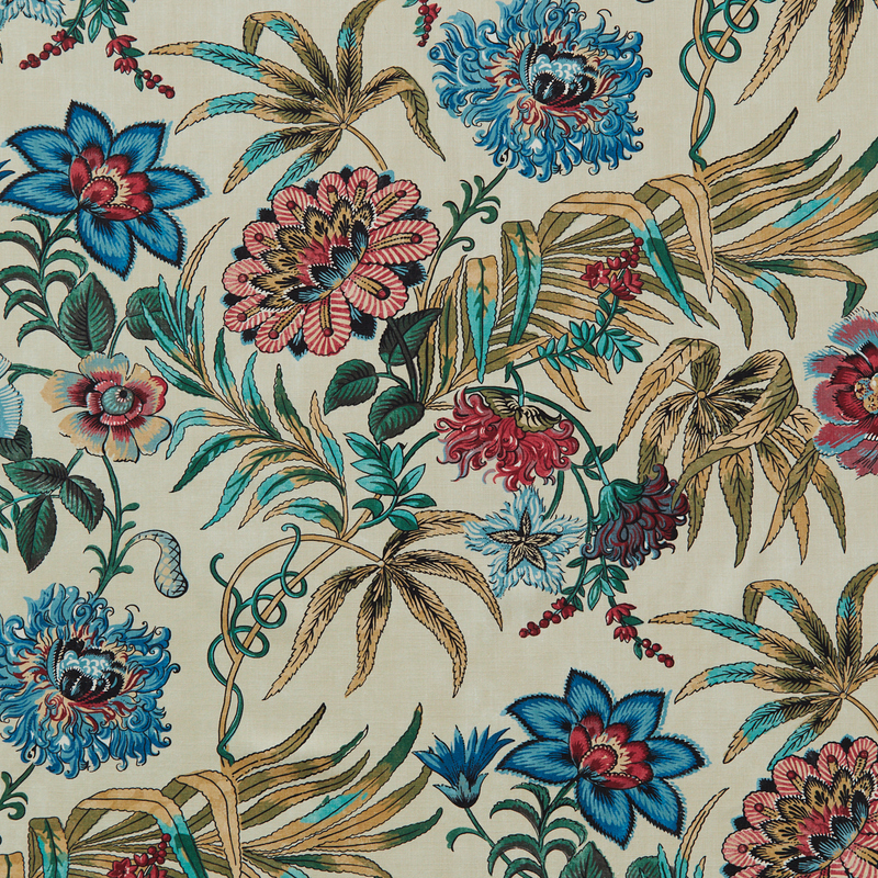 Stoff Flora Print 44174-377 von Travers New York