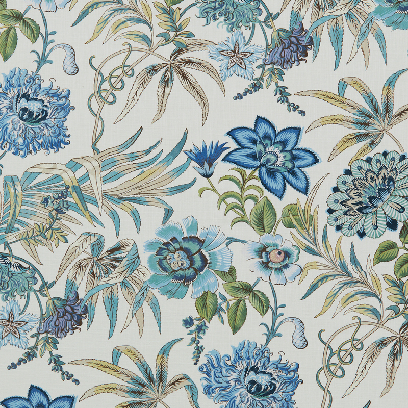 Stoff Flora Print 44174-654 von Travers New York