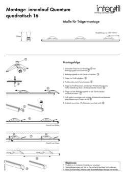 Anleitung zur Montage Quantum 1