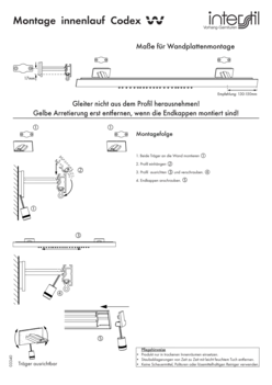 Anleitung zur Montage Codex W