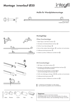Anleitung zur Montage Duo