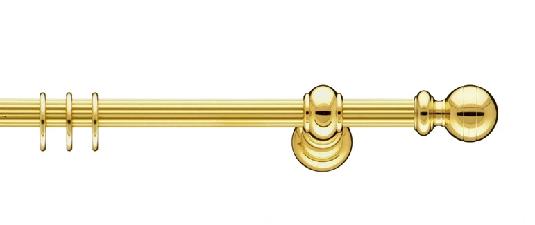 Interstil Imola kanneliert in Farbe 60 messing