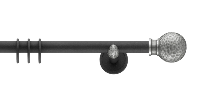 Interstil julia in Farbe 51 Anthrazit mit 72 nickel matt