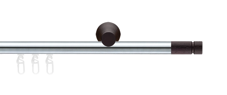 Interstil Alant in Farbe 77 edelstahl mit 28 Wenge