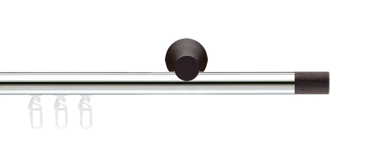 Interstil Anis in Farbe 71 nickel mit 28 Wenge