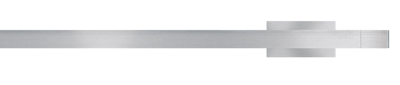 Interstil Convex 1 in Farbe 77 edelstahl