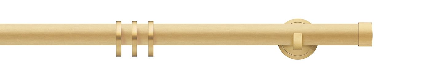 Interstil match flache Träger in Farbe 62 messing matt