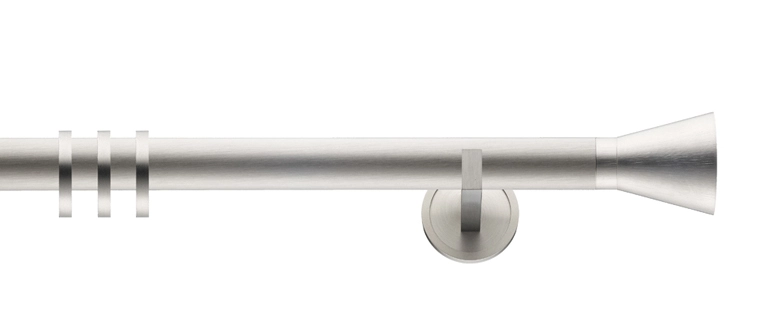 Interstil Derby flache Träger in Farbe 72 nickel matt