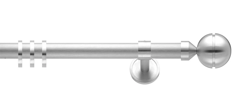 Interstil Globus in Farbe 72 nickel matt