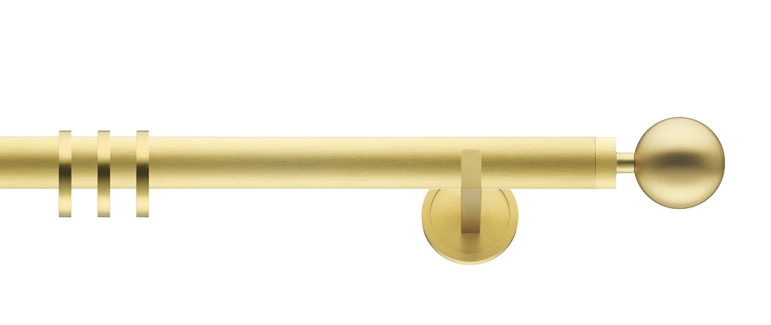 Interstil Golf flache Träger in Farbe 62 messing matt