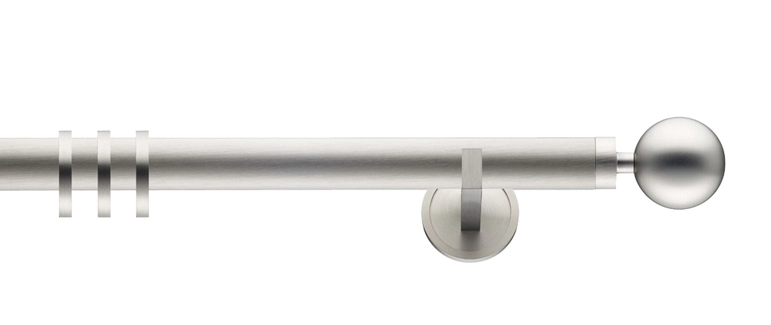 Interstil Golf flache Träger in Farbe 72 nickel matt