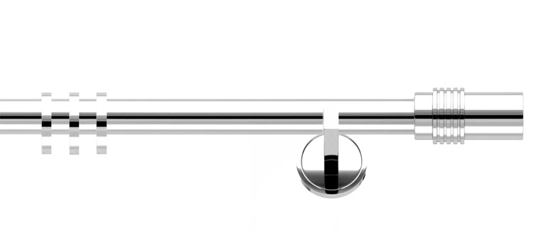 Interstil Focus flache Träger in Farbe 71 nickel