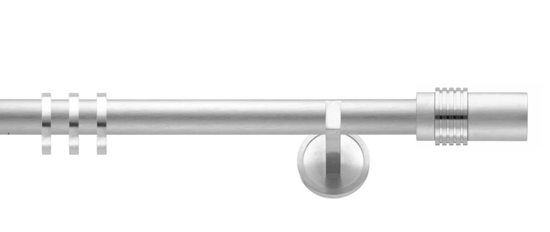 Interstil Focus flache Träger in Farbe 72 nickel matt