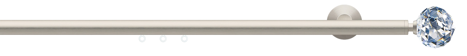 Interstil barolo in Farbe 72 nickel matt