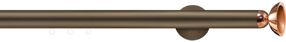 Interstil Phantasie 1 in Farbe 80 bronziert mit 64 Kupfer