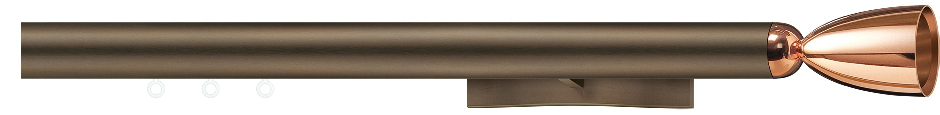 Interstil Poesie 2 in Farbe 80 bronziert mit 64 Kupfer