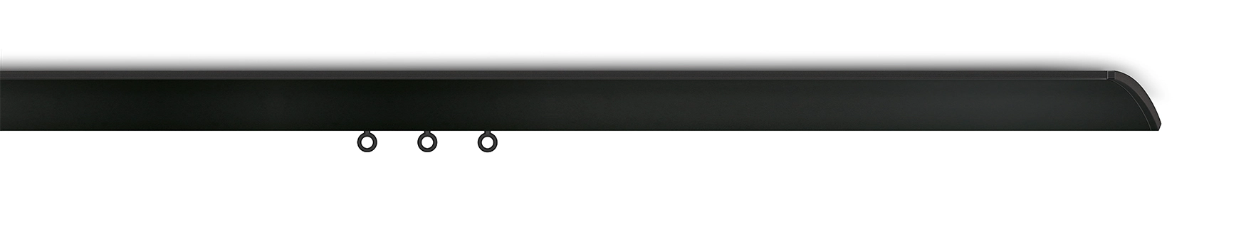 Interstil W2 Deckenmontage in Farbe 56 schwarz