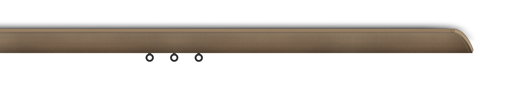 Interstil W2 Deckenmontage in Farbe 80 bronziert