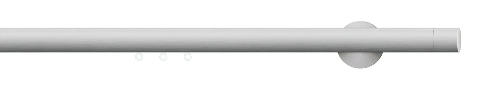 Interstil W3.2 mit runden Trägern in Farbe 79 aluminium