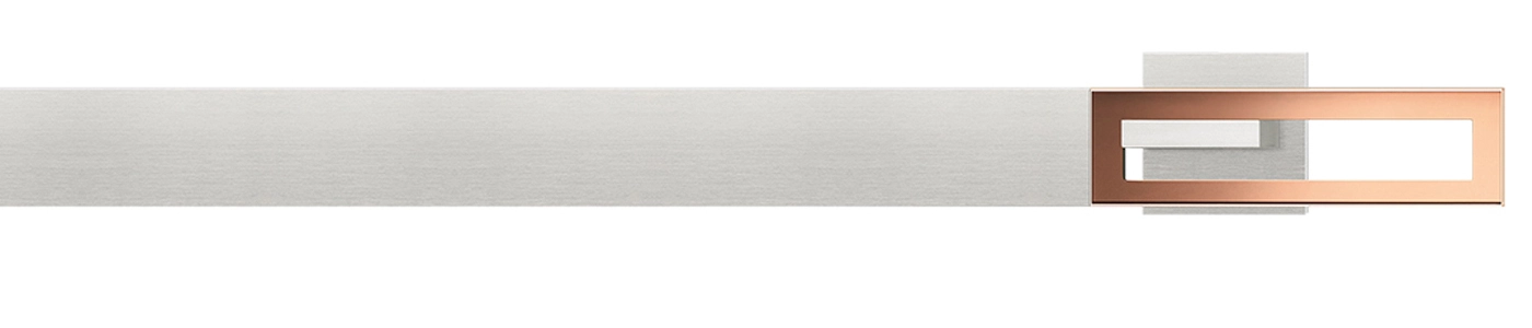 Interstil Longframe in Farbe 79 aluminium mit 64 Kupfer