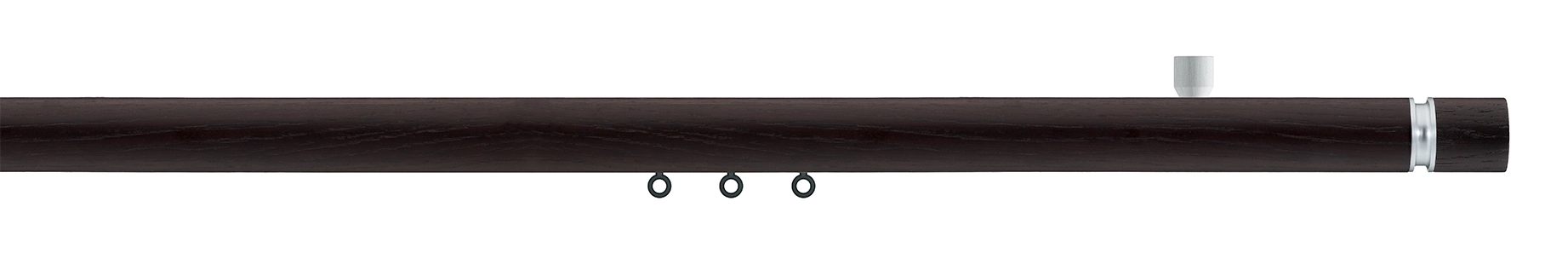 Interstil corpus plenum W in Farbe 28 Wenge mit 79 aluminium