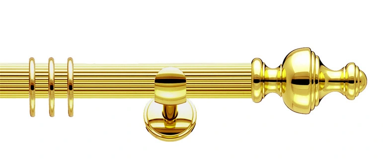 Interstil Odeon kanneliert in Farbe 60 messing