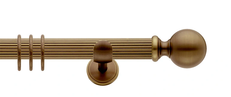 Interstil Ora kanneliert in Farbe 80 bronziert